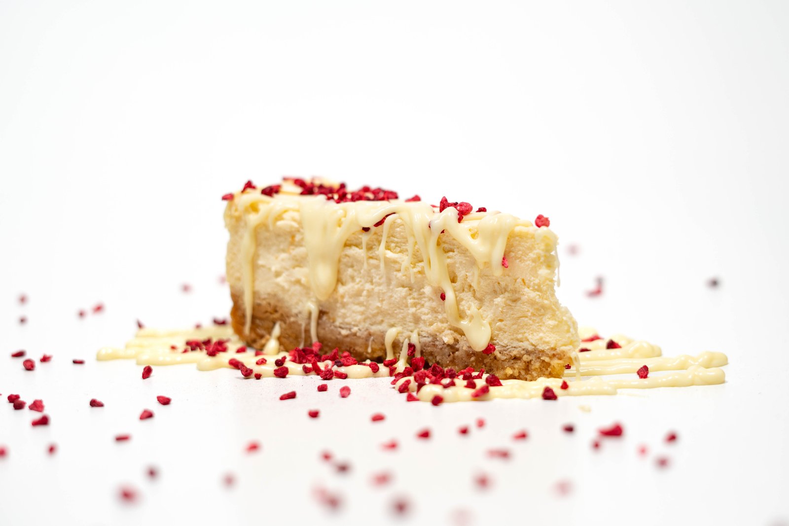 White Chocolate & Raspberry Cheesecake